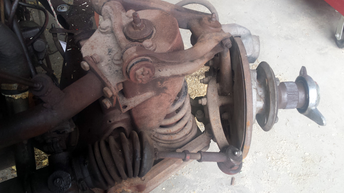 Train avant gauche Triumph TR4